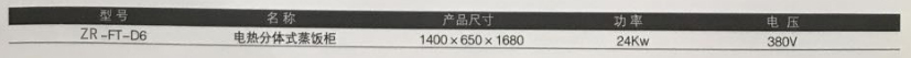 電熱分體式商用蒸飯柜(圖2)